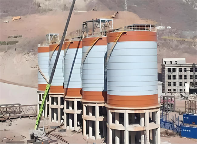 达孜高架钢板仓